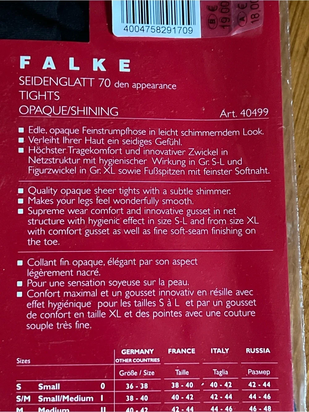 Falke Seidenglatt 70 Opaque Tights